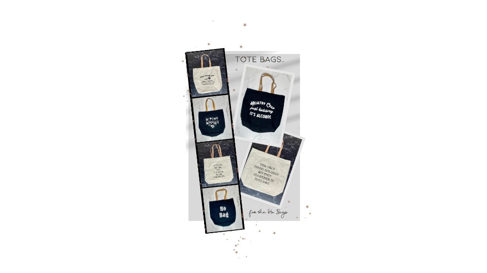 Tote Bag-Healthy Crap