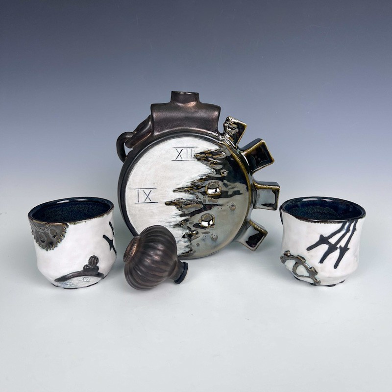 Pocket Watch Drinking Set