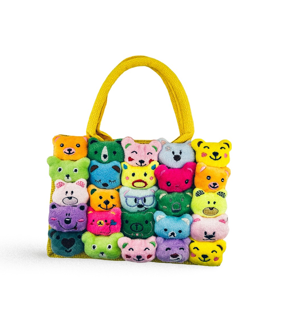 Bright Bears in Yellow Stuf'it Tote