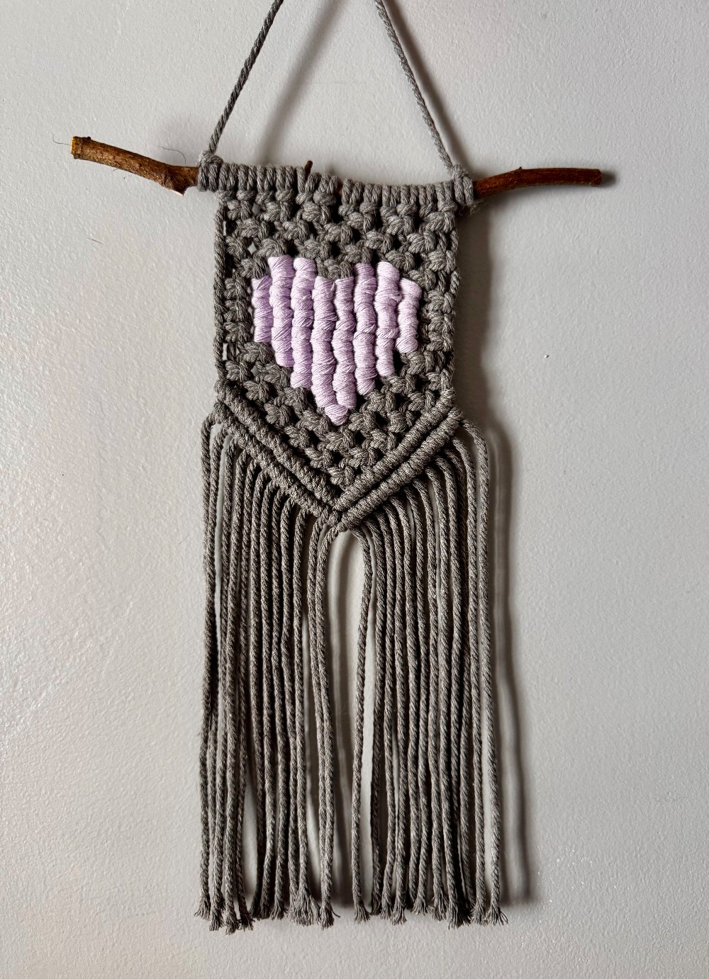 Woodland Woven Heart Wall Hanging