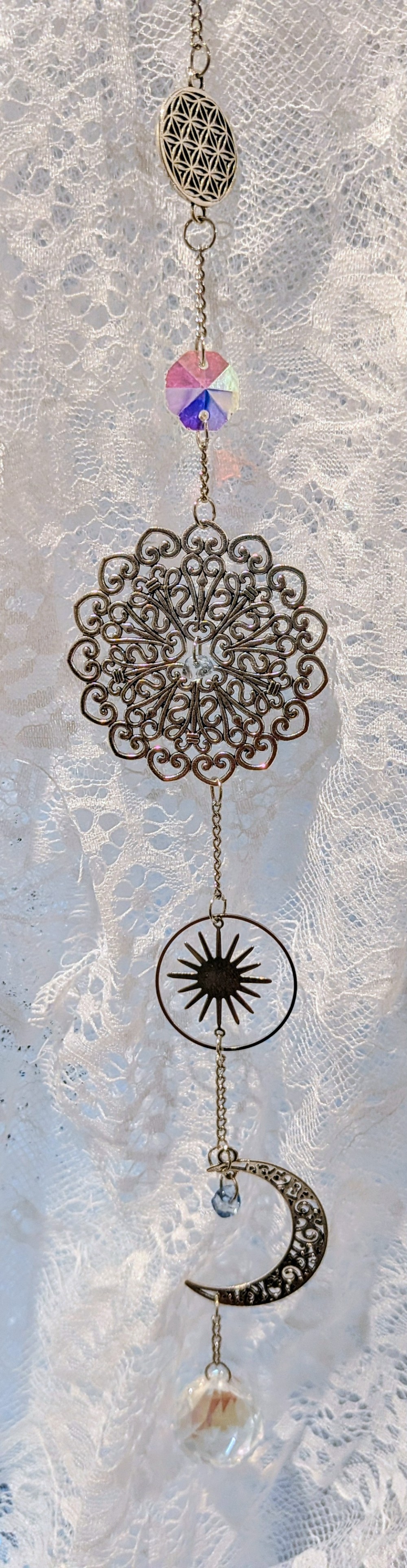 Large Celestial & Crystals Sun Catchers