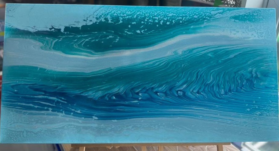 Transparent Lake - Acrylic on Canvas 15