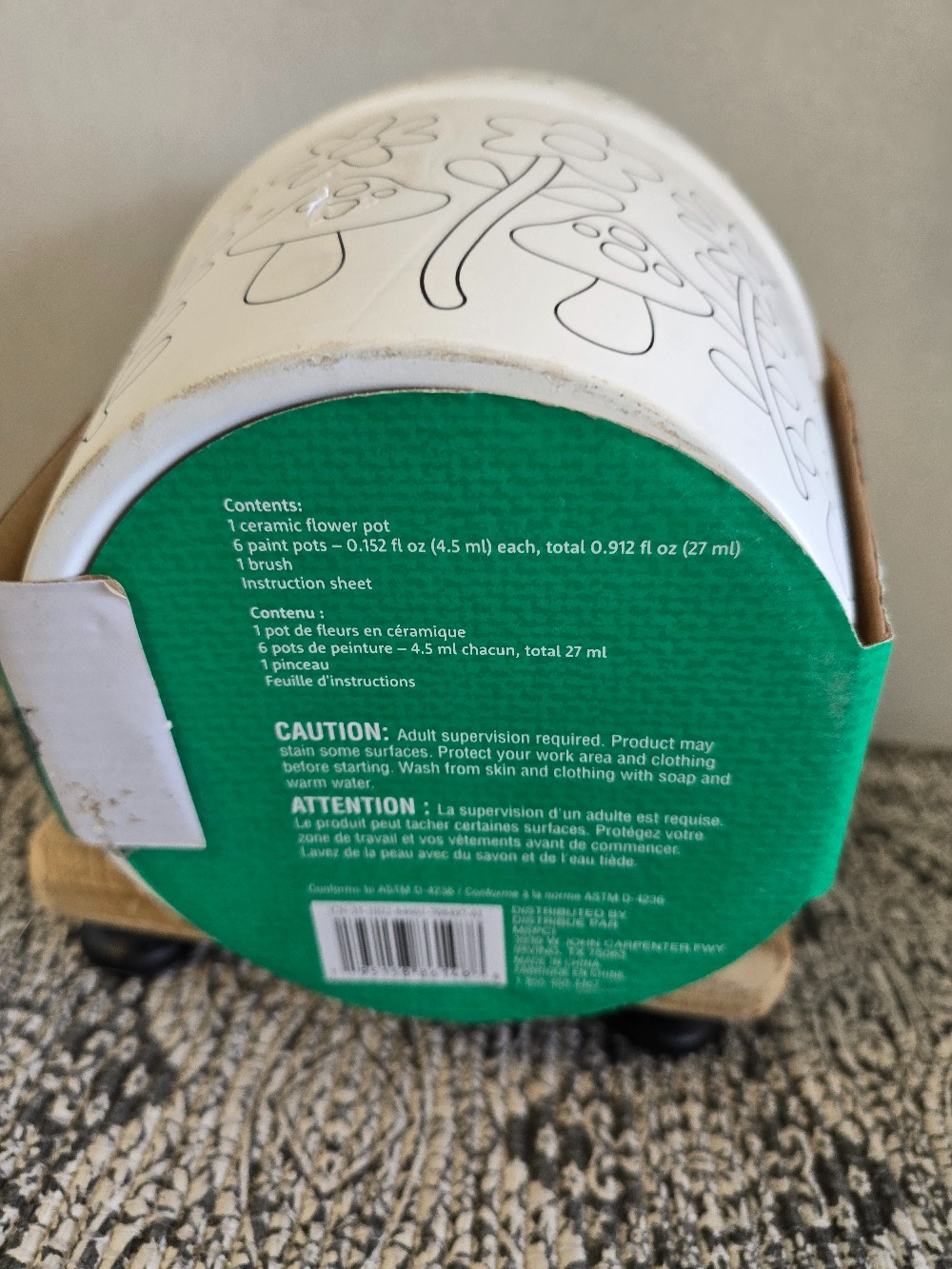 Color Your Own Flower Pot Kit