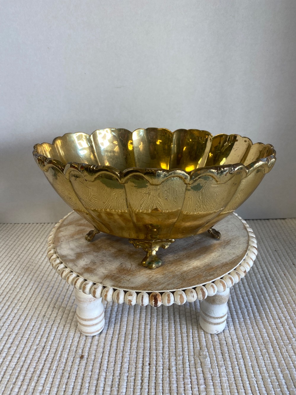 Footed Oval Bowl
