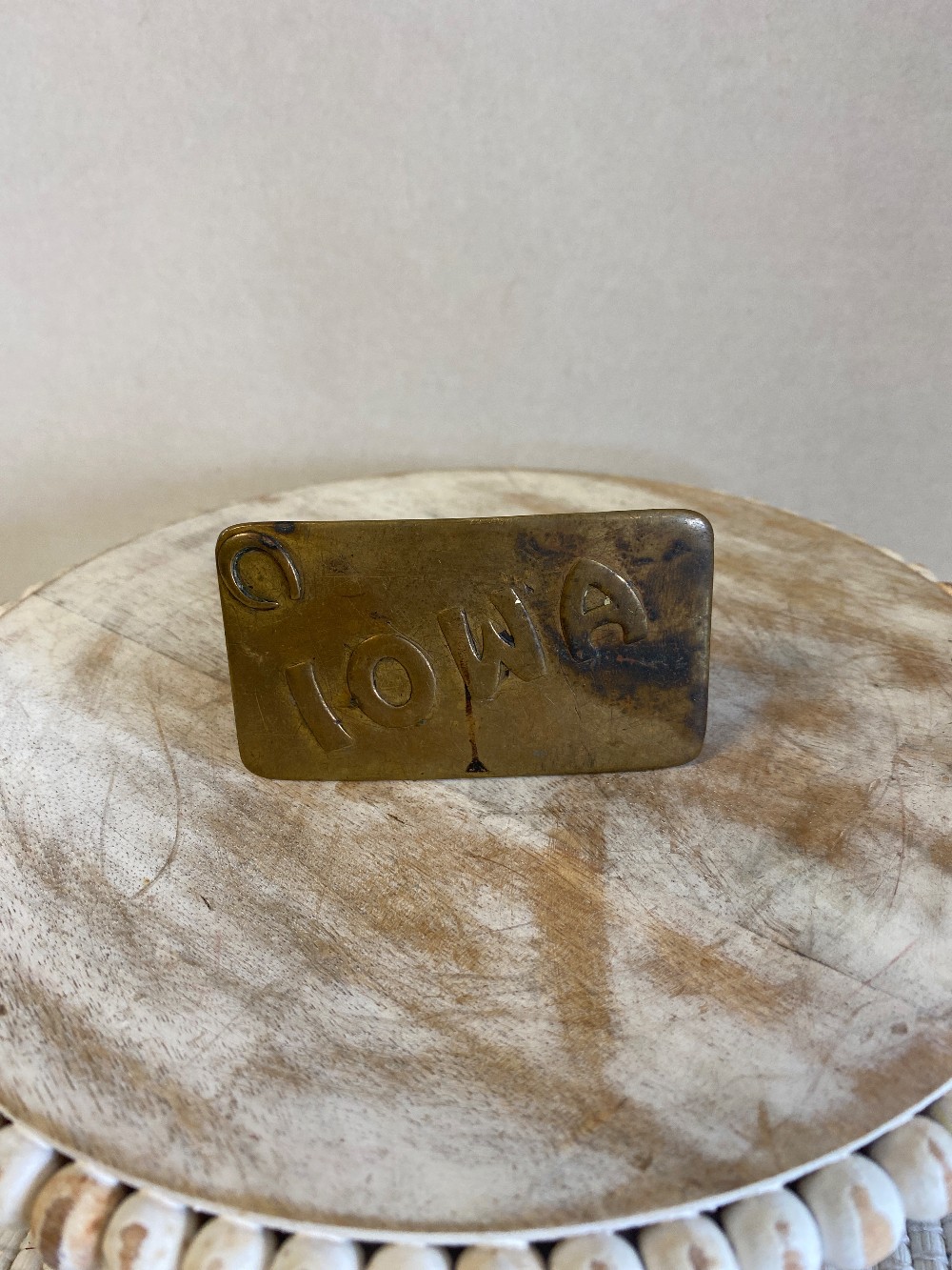 Iowa Belt Buckle