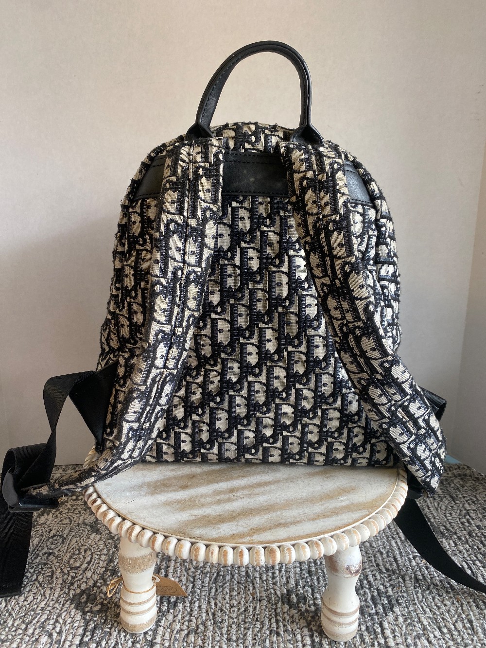 Christian Dior Oblique Jacquard Rider Mini Backpack