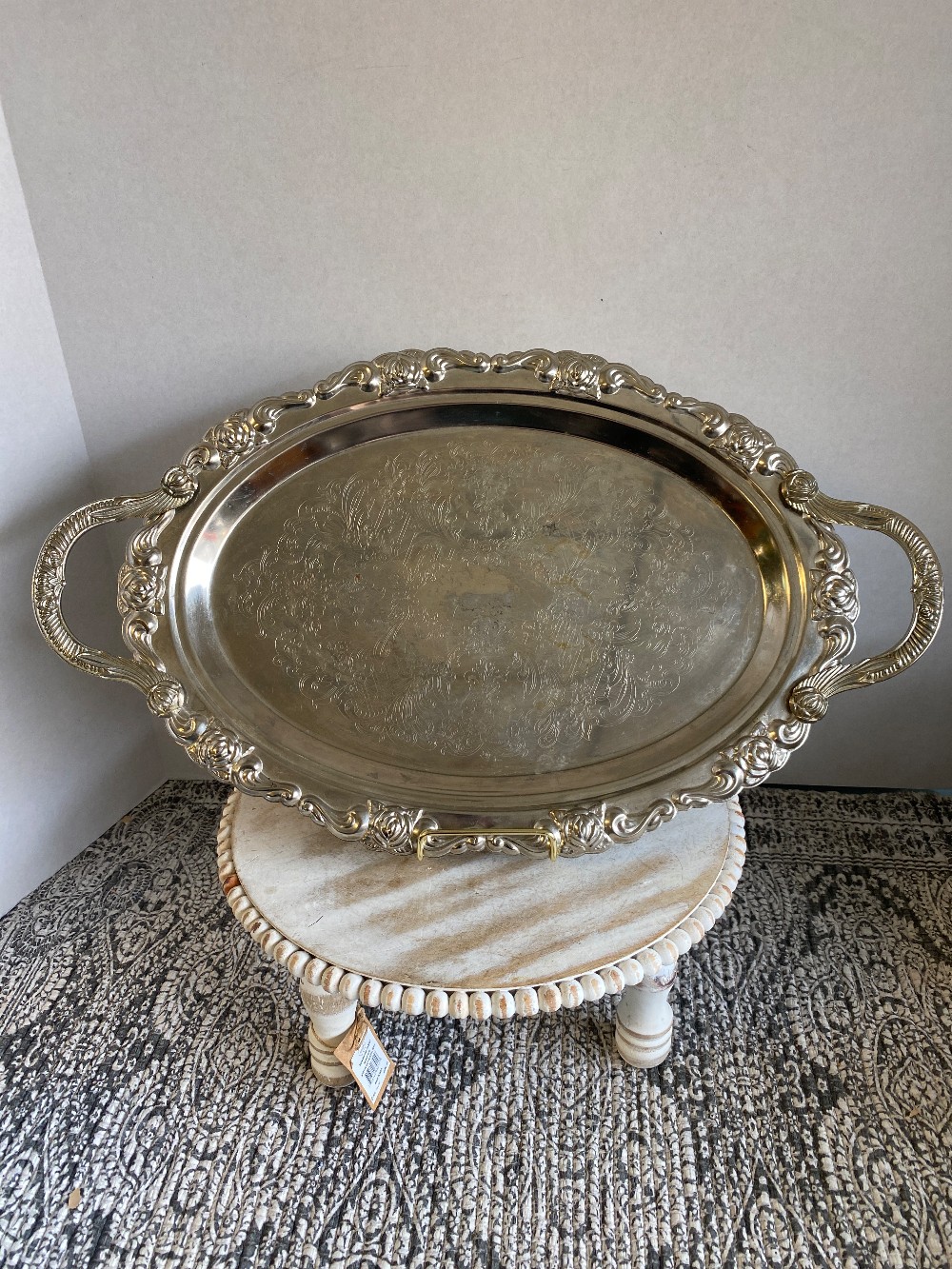 Antique Wallace Grand Braroque Tray