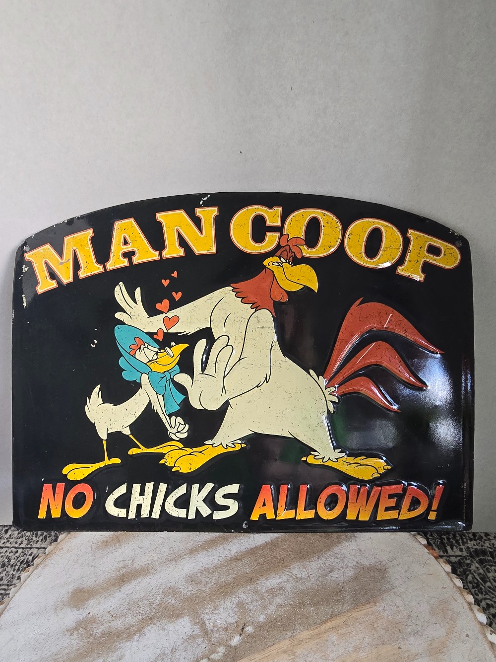Metal Sign-Man Coop