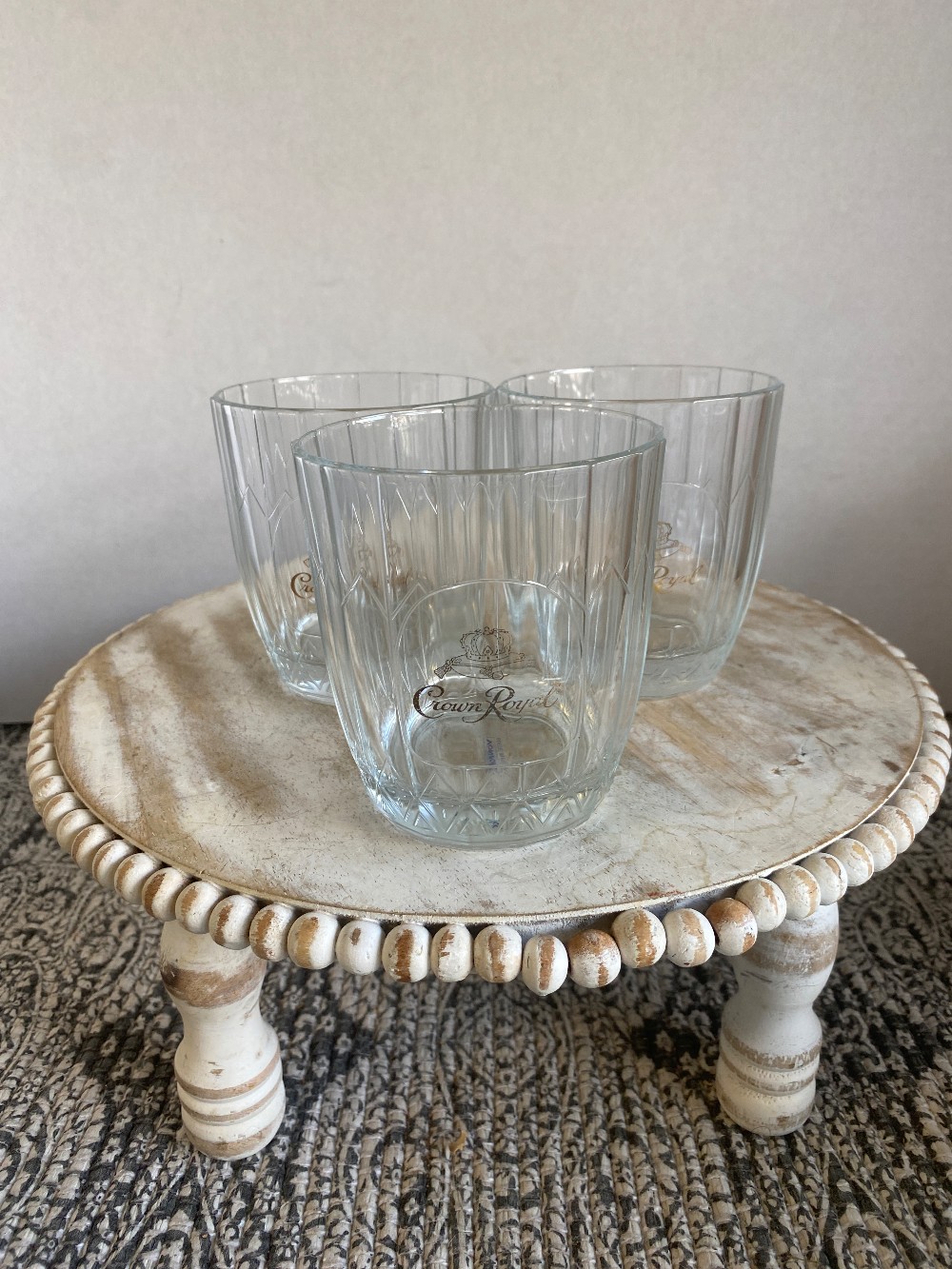 Set of 3 Whiskey Glasses Crown Royal