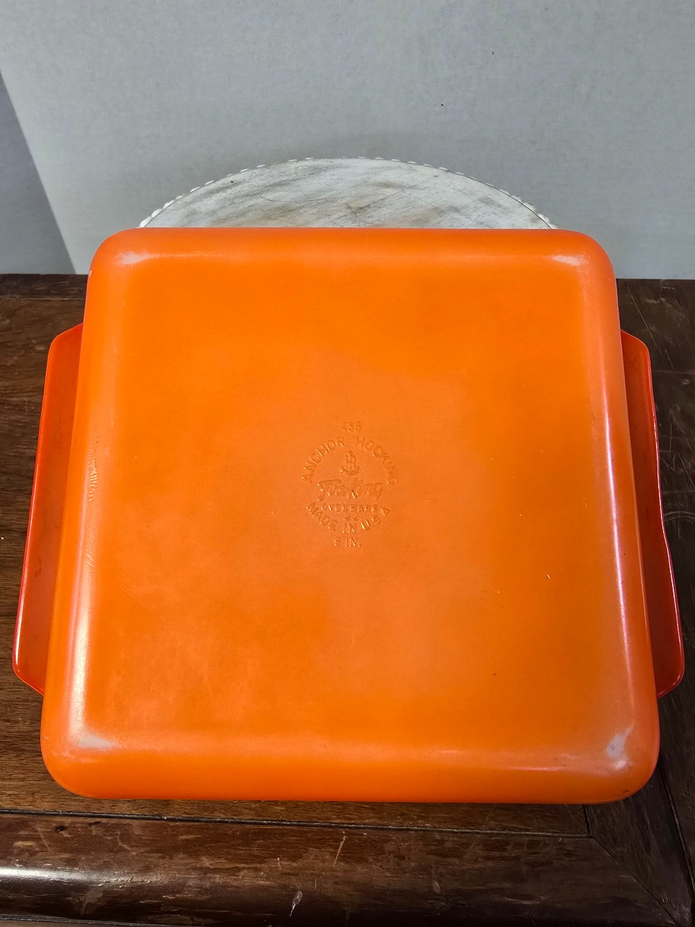 Vintage square casserole dish