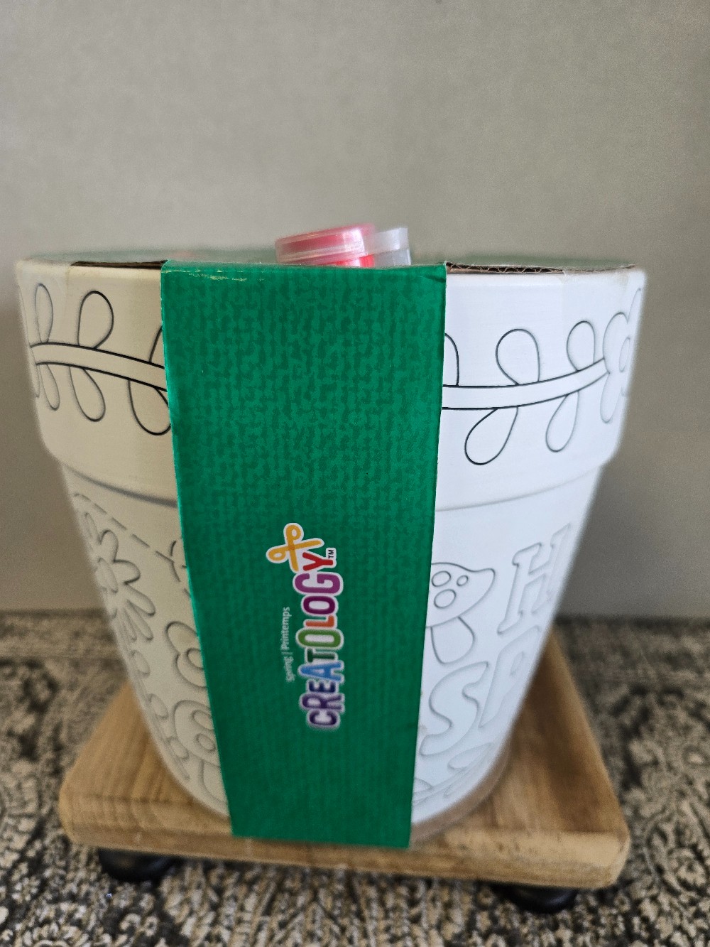 Color Your Own Flower Pot Kit