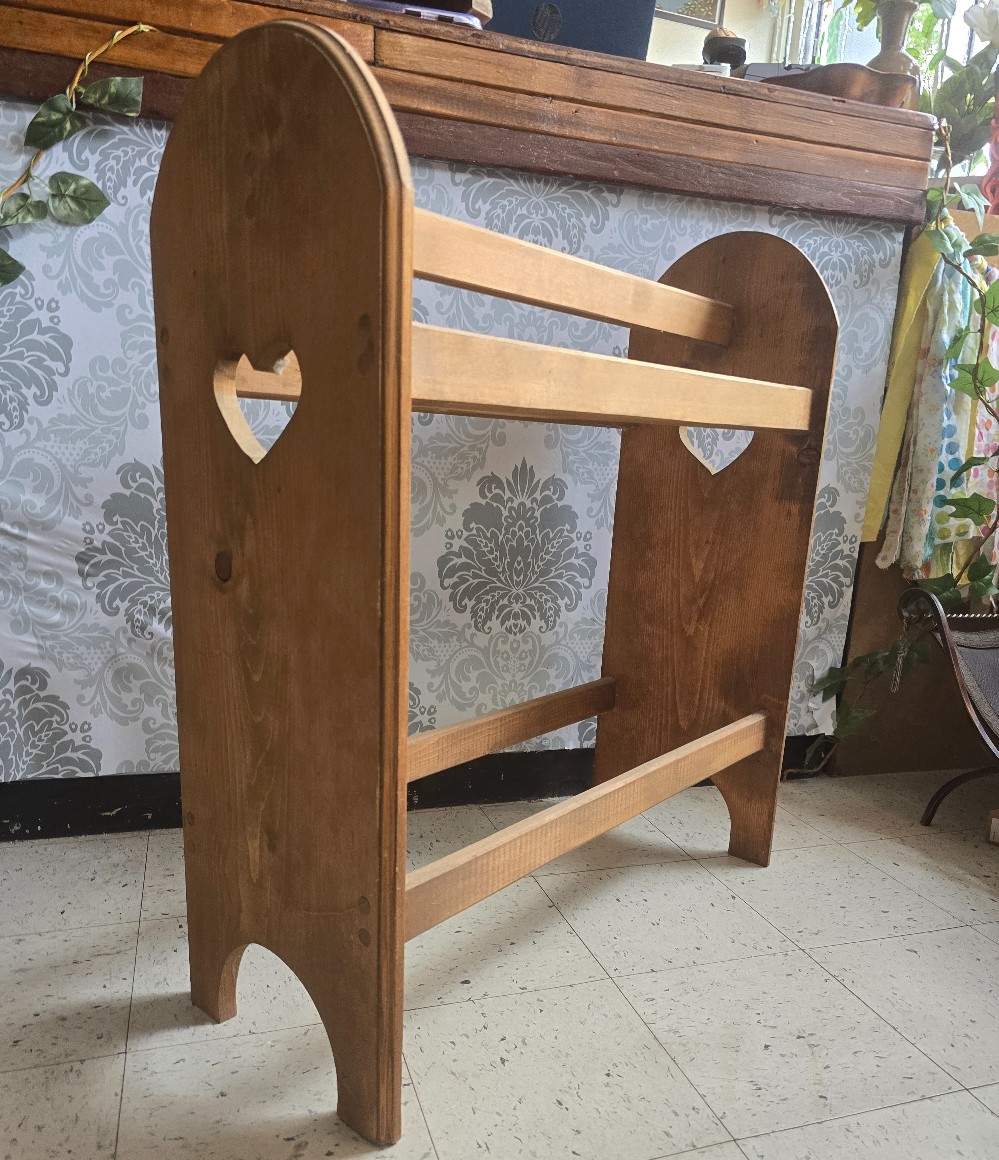 Wooden Quilt Rack