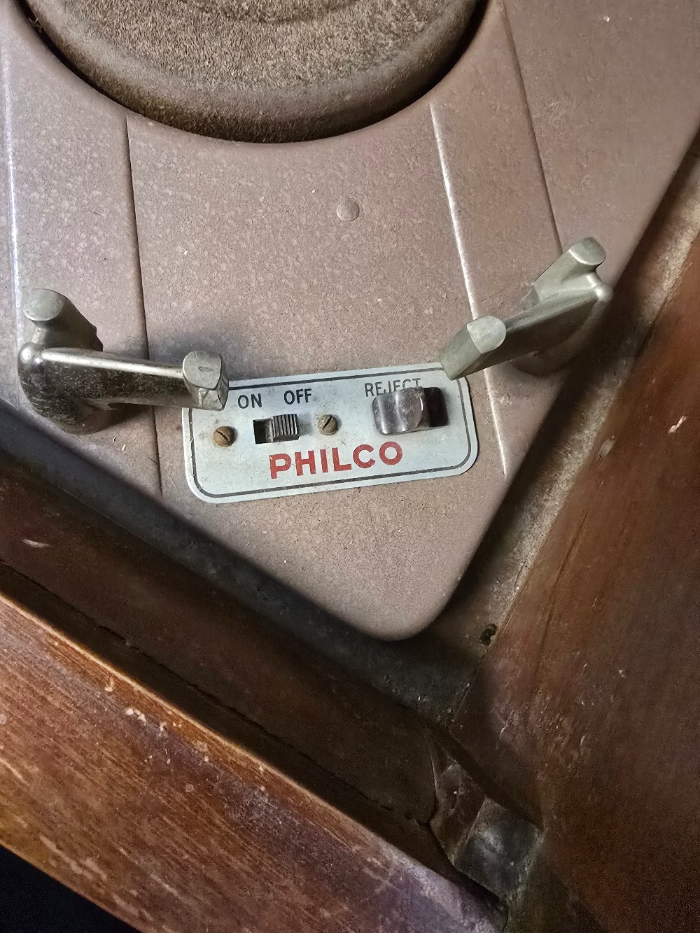 Antique Philco Turntable/Tube Radio