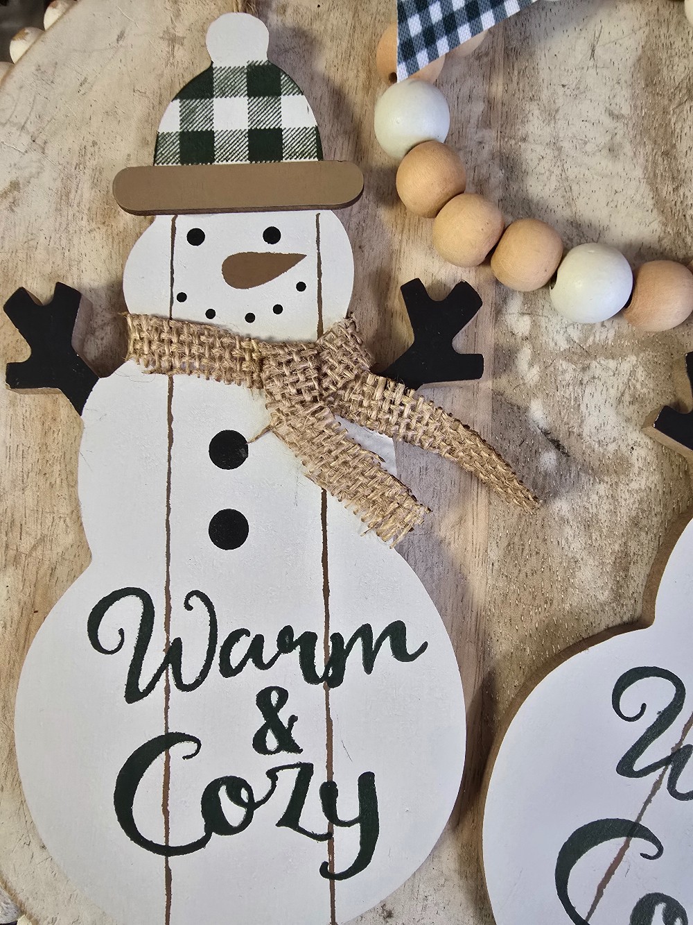 3 pc Ornament Set-Warm & Cozy