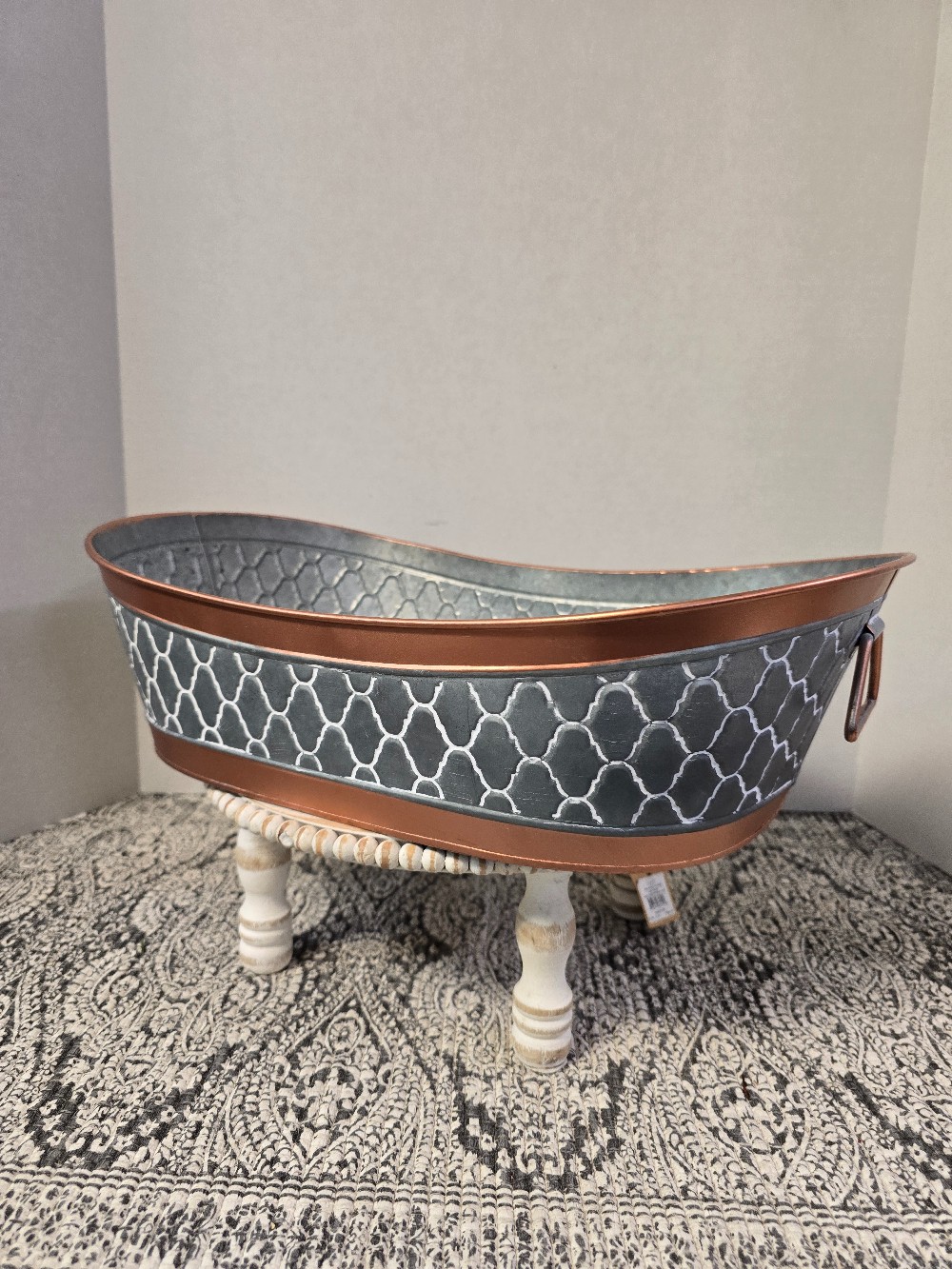 Galvanized Basket Tub