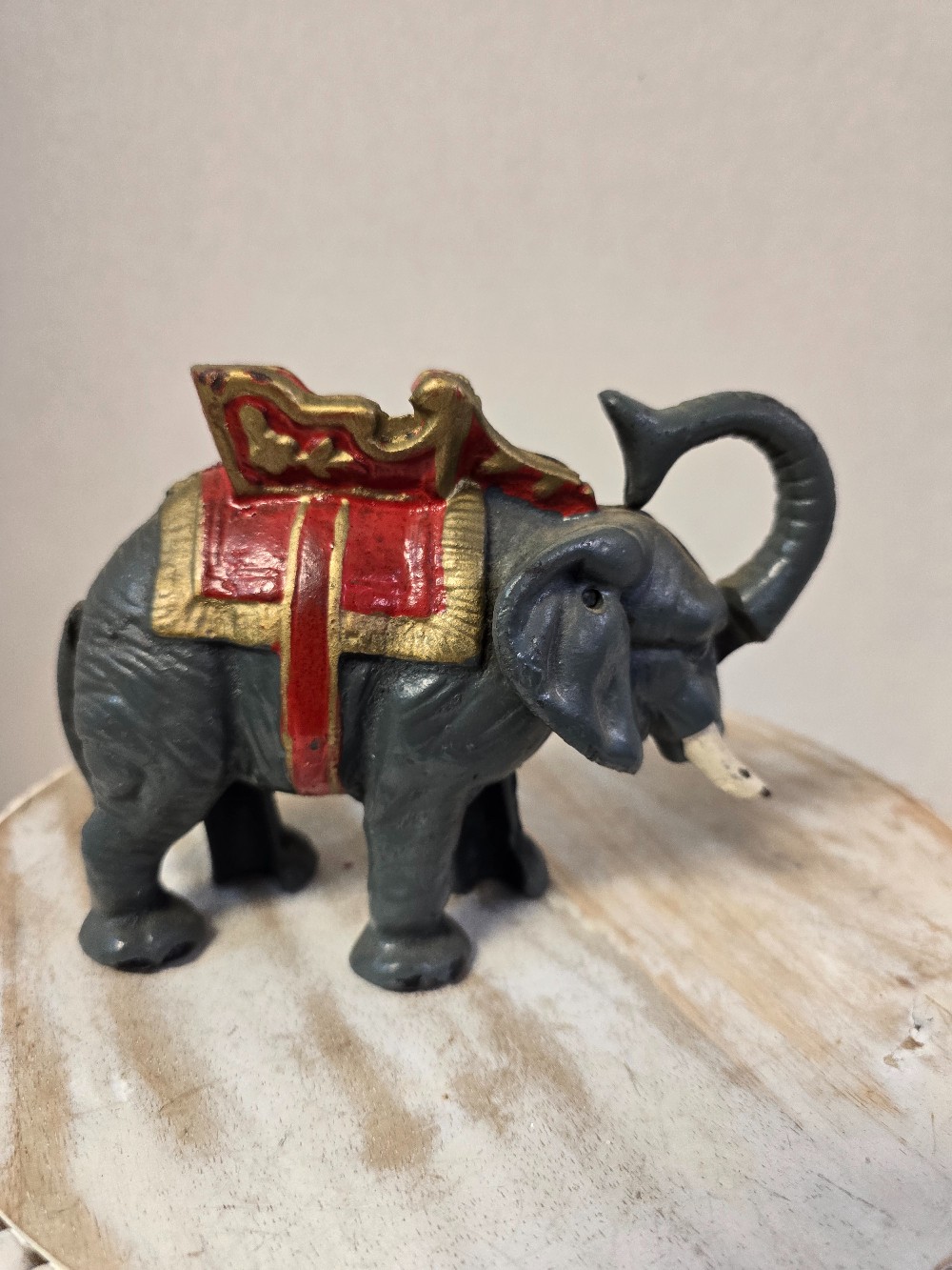 Cast Iron Circus Elephant Bank