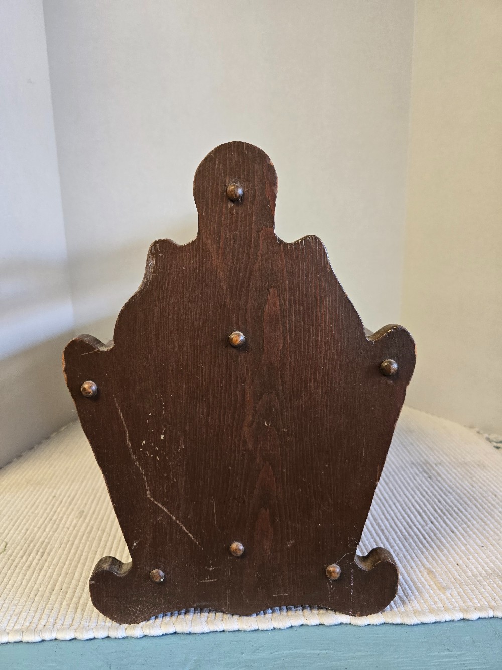 Wooden Magazine Rack-Vintage MCM