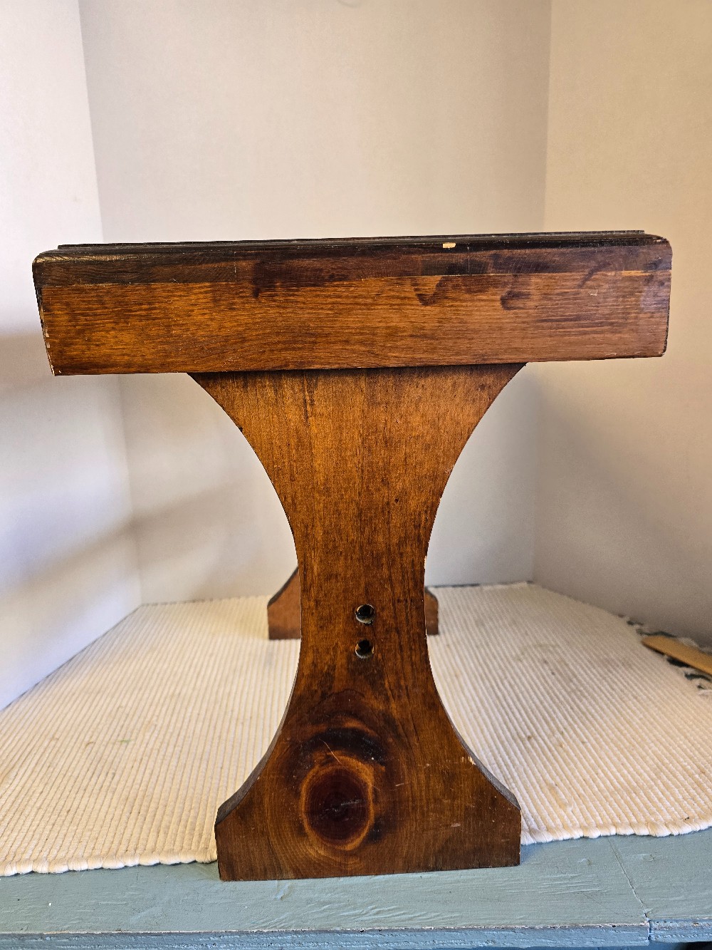 Rustic Lodge Style Side Table/Stool