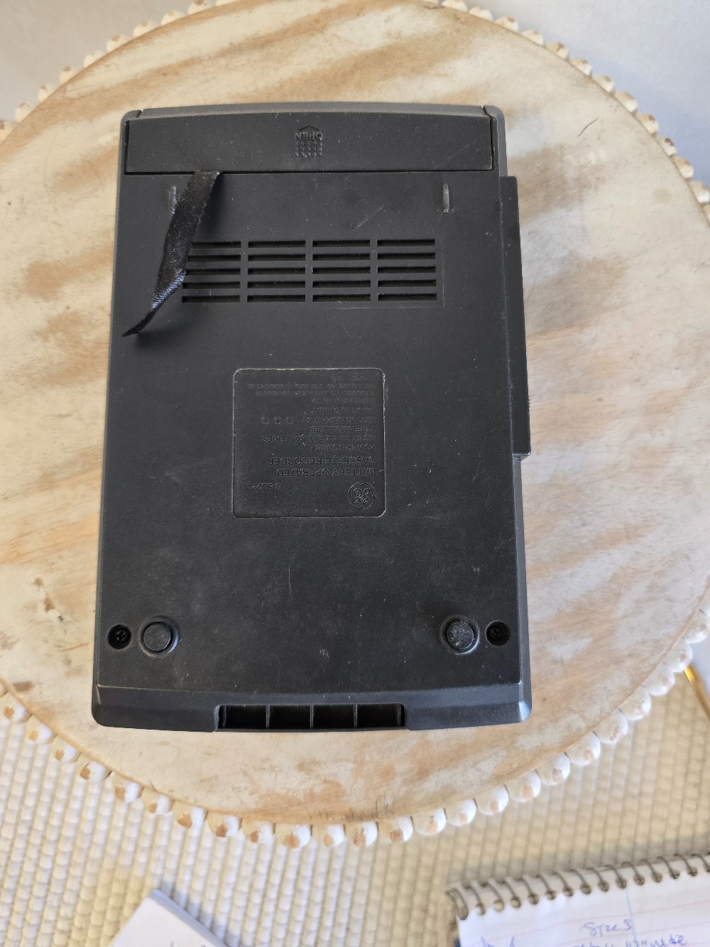 Portable recorder/cassette player