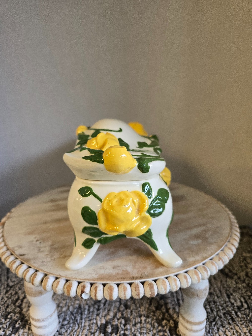 Lidded Ceramic Trinket Dish