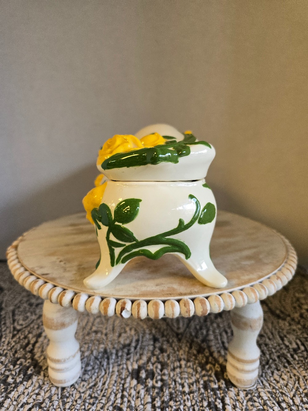 Lidded Ceramic Trinket Dish