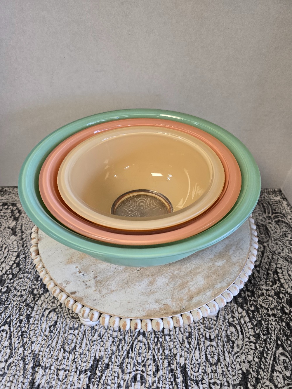 Set of Pyrex Pastel Mixing Bowls