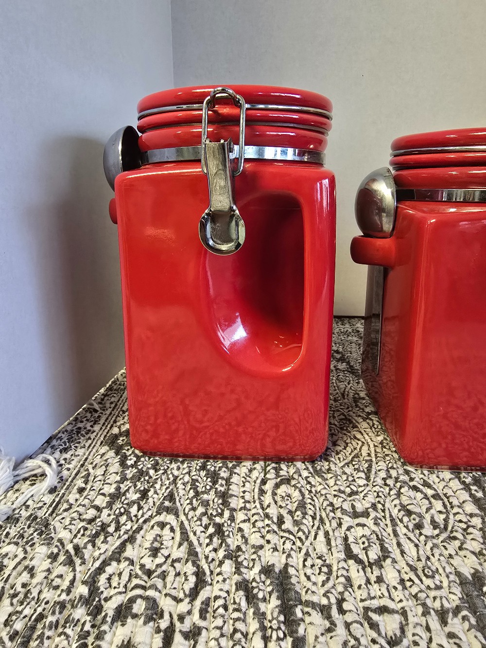 Canister Set-4 pc-Red