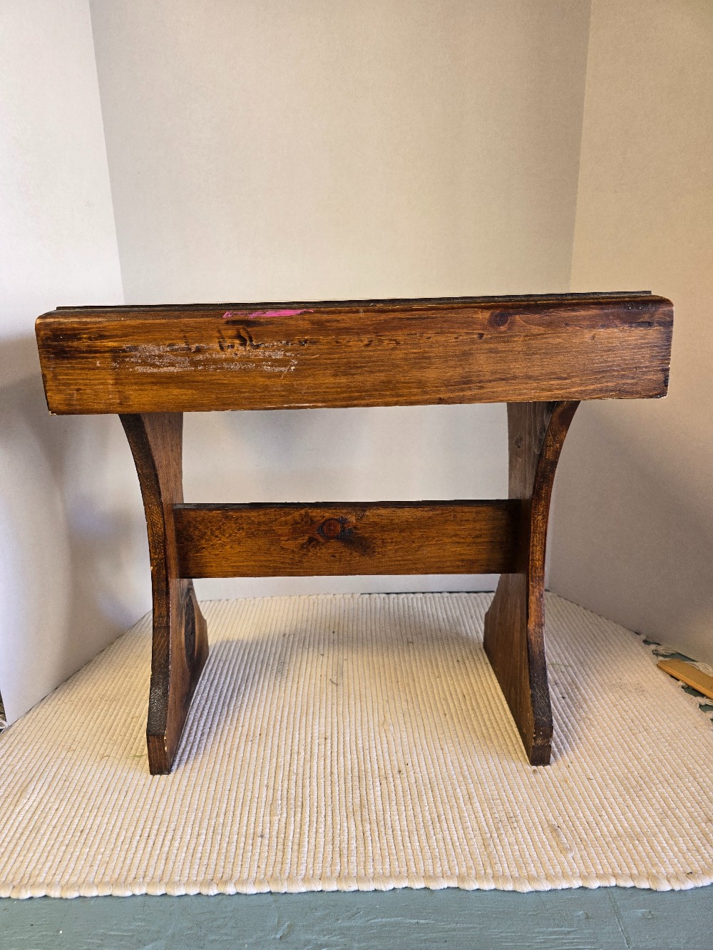 Rustic Lodge Style Side Table/Stool