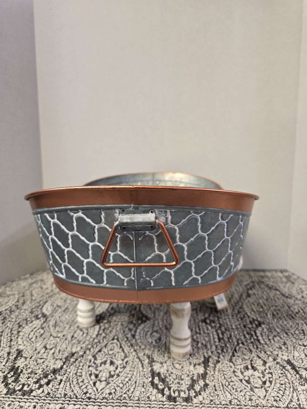 Galvanized Basket Tub