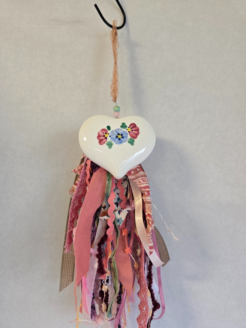 Decorative Tassel-Ceramic Heart