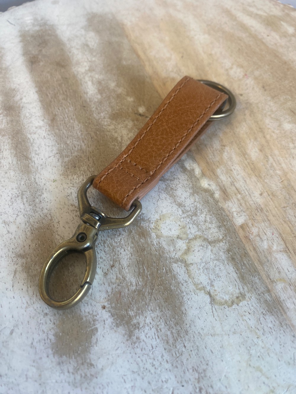 Leather Key Ring