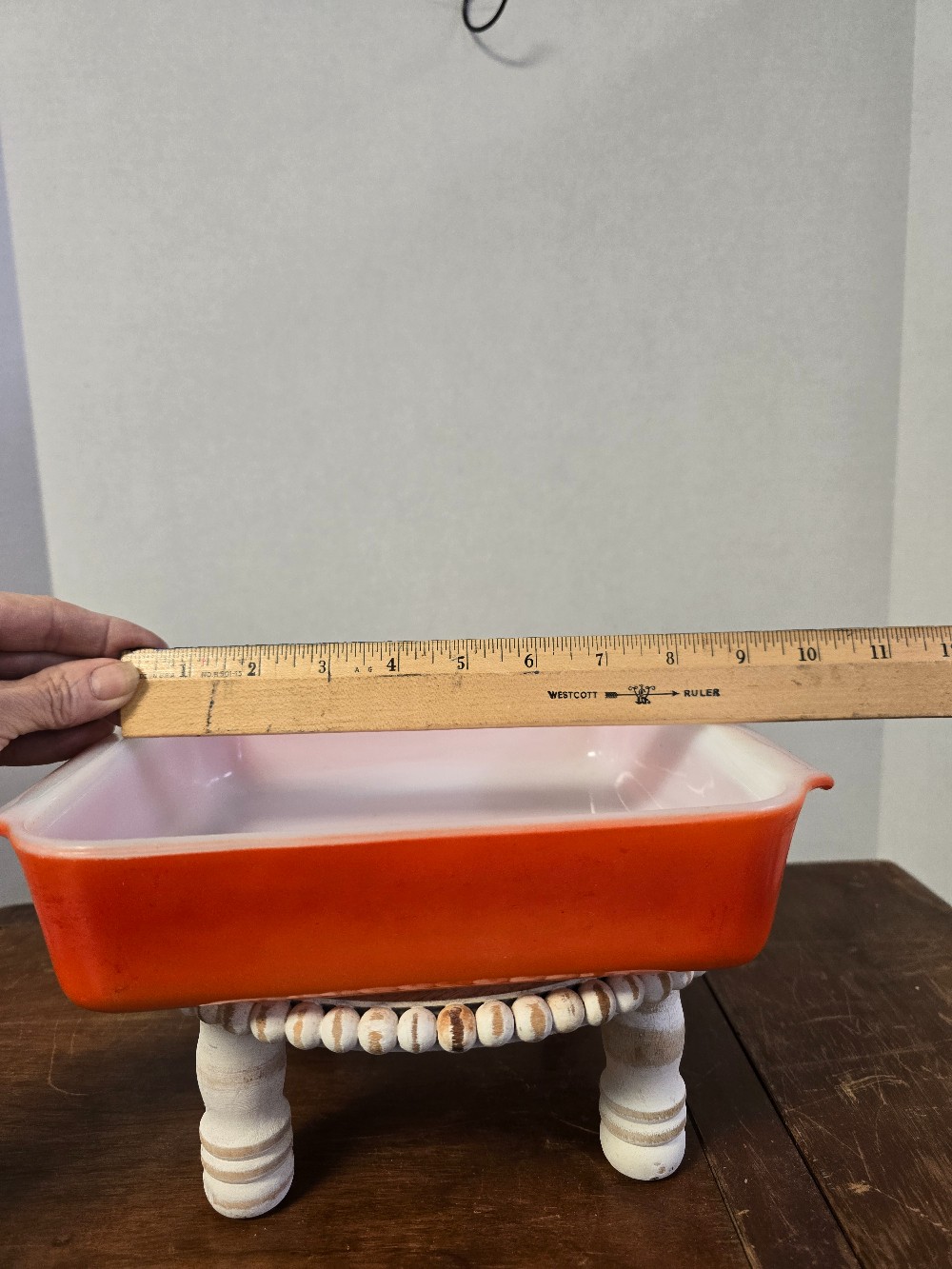 Vintage square casserole dish