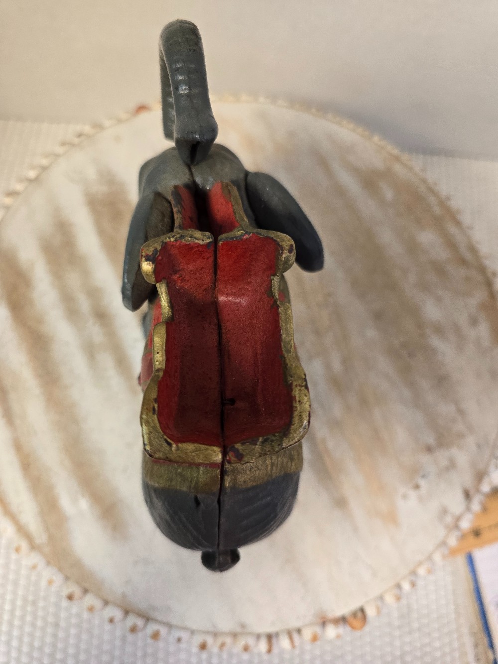 Cast Iron Circus Elephant Bank