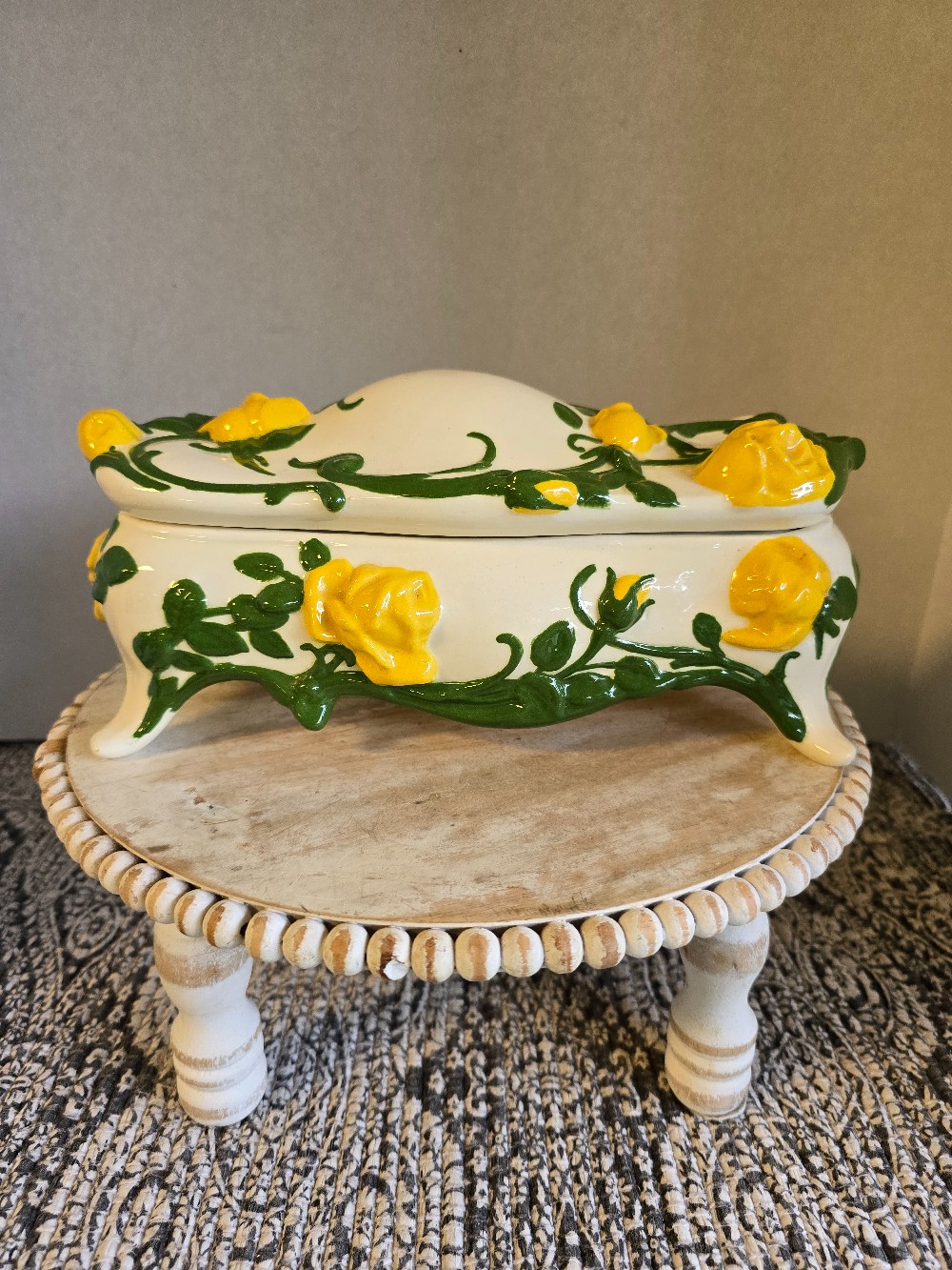 Lidded Ceramic Trinket Dish