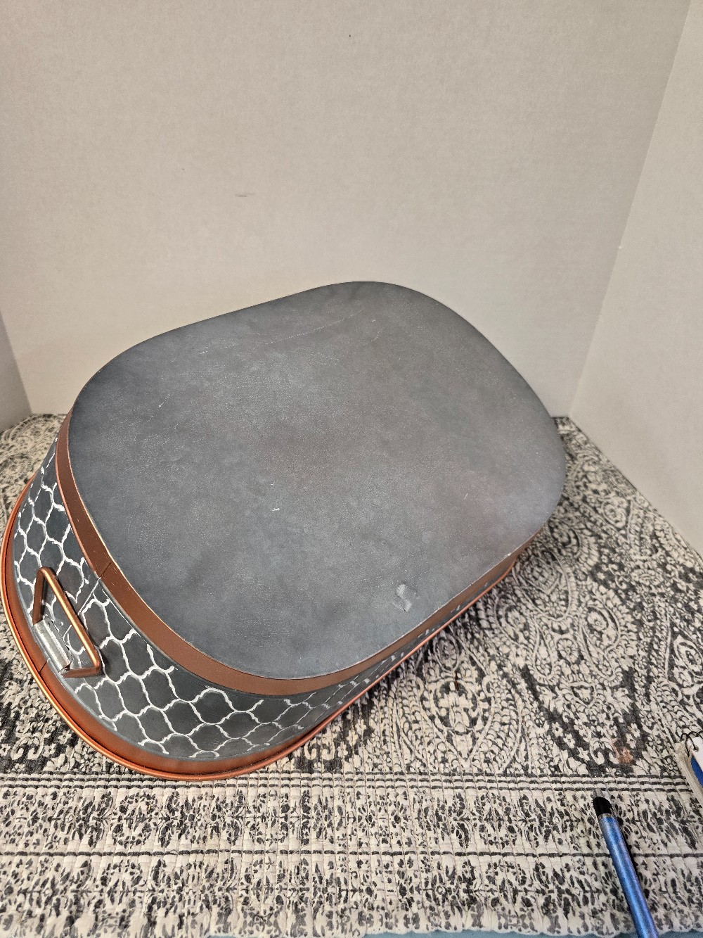 Galvanized Basket Tub