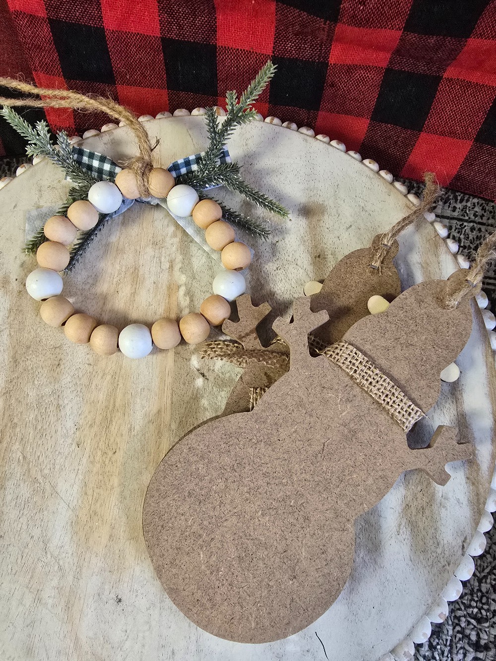 3 pc Ornament Set-Warm & Cozy