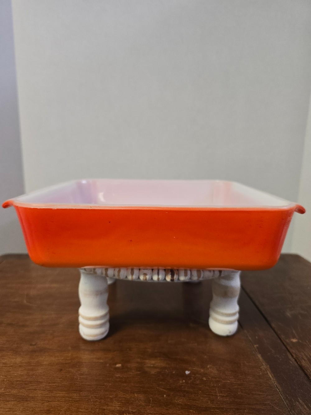 Vintage square casserole dish