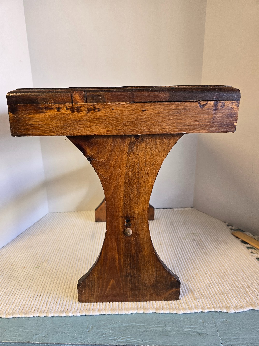 Rustic Lodge Style Side Table/Stool