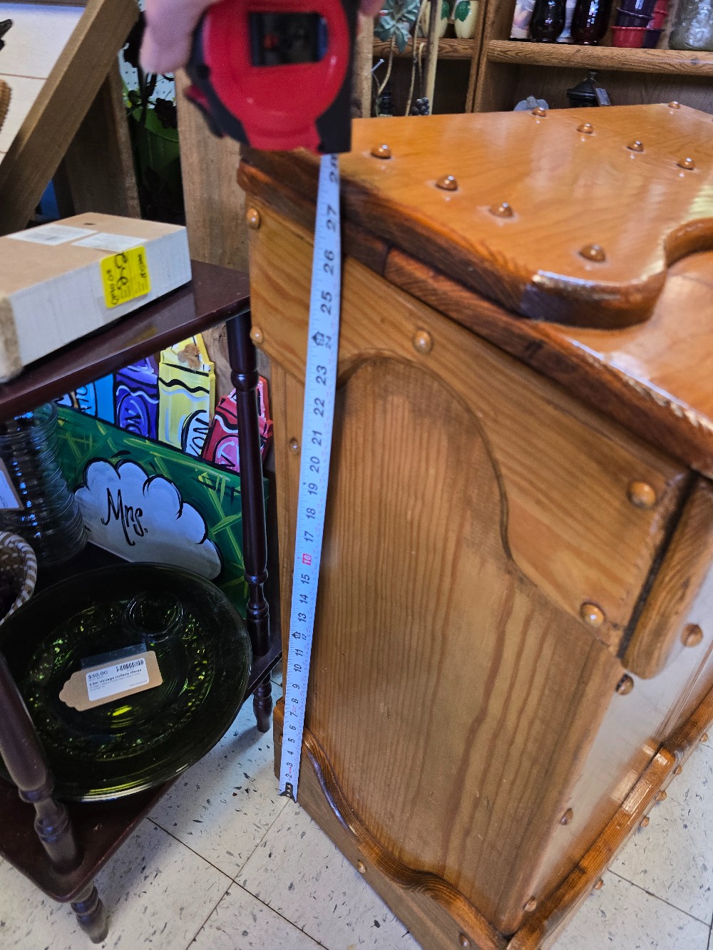 Rustic Laundry Hamper/Blanket Storage
