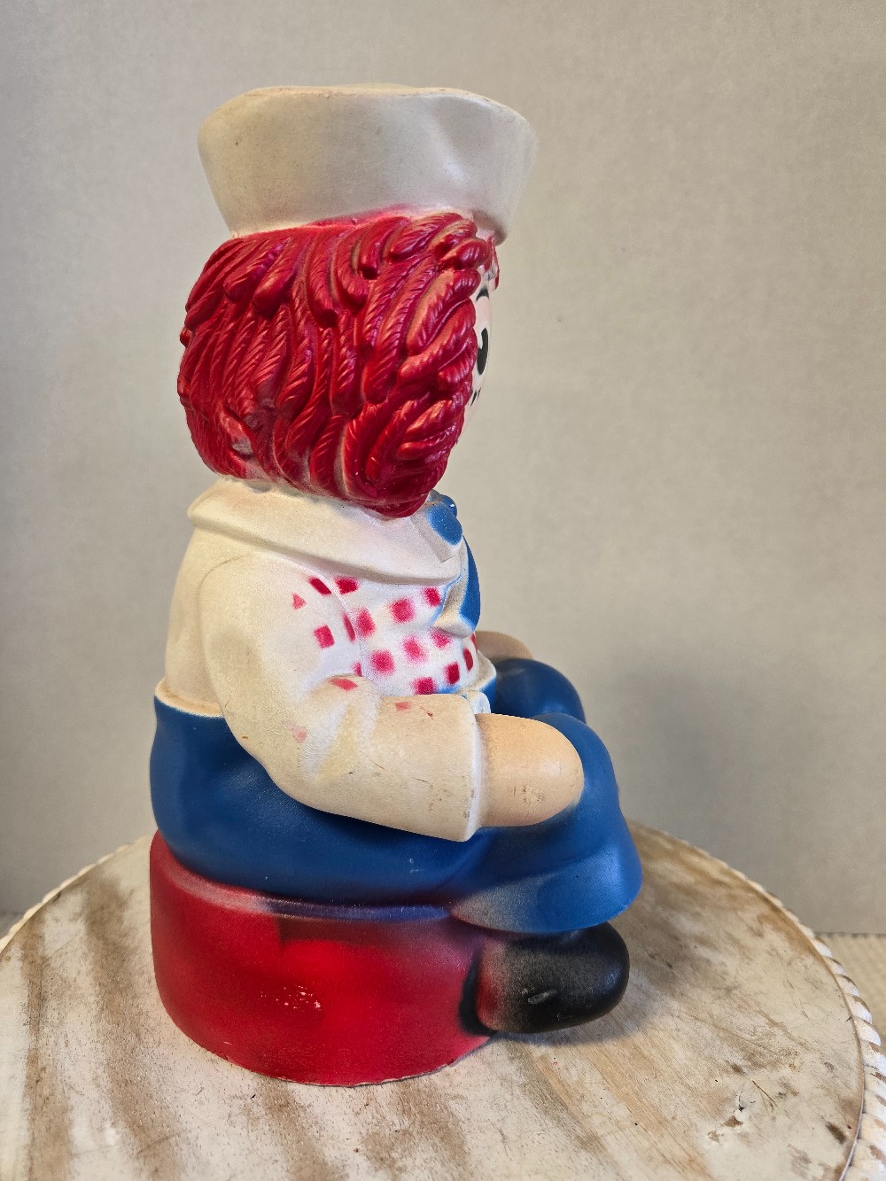 Raggedy Andy Hard Plastic Bank