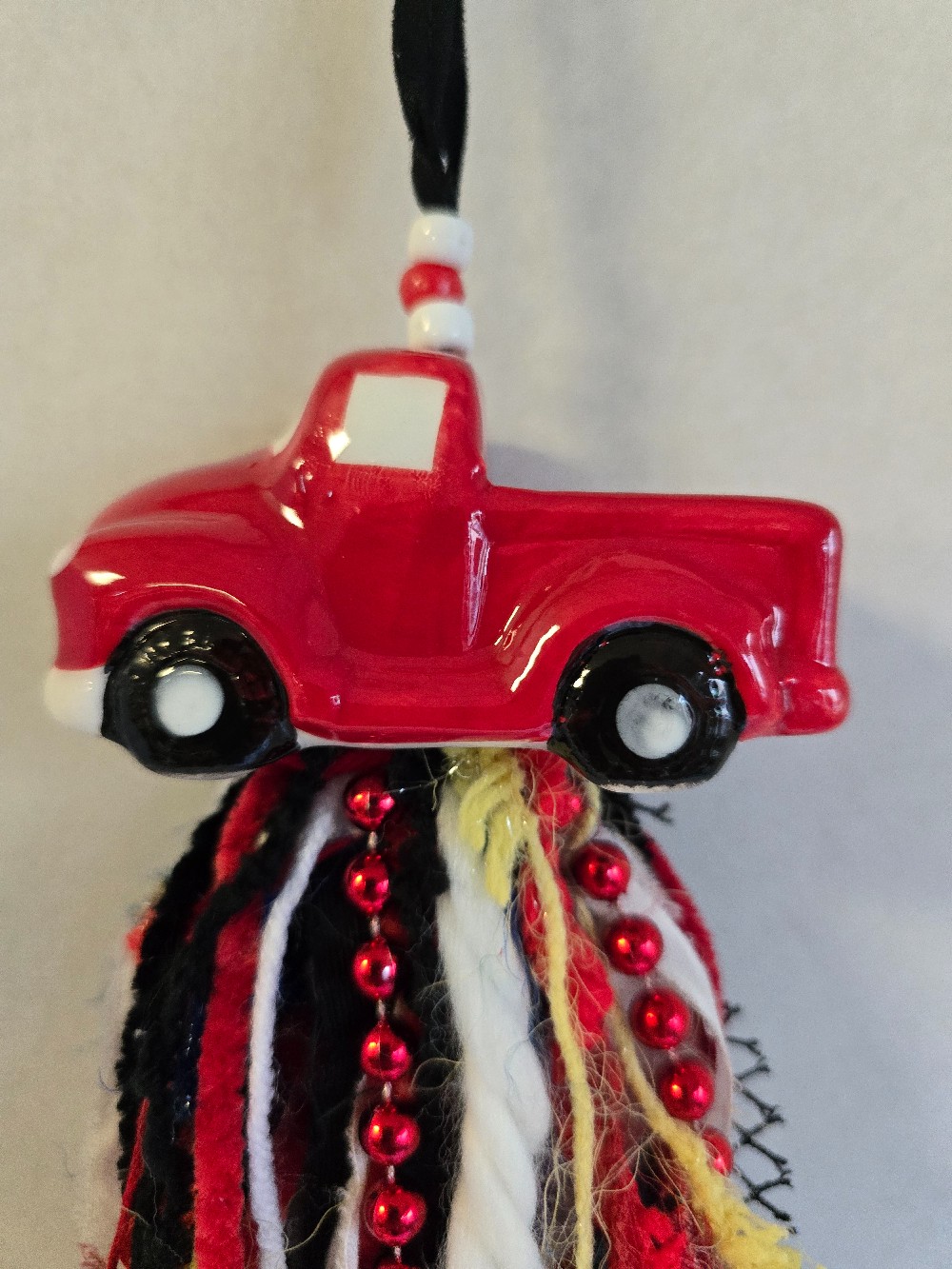 Decorative Tassel-Red Truck