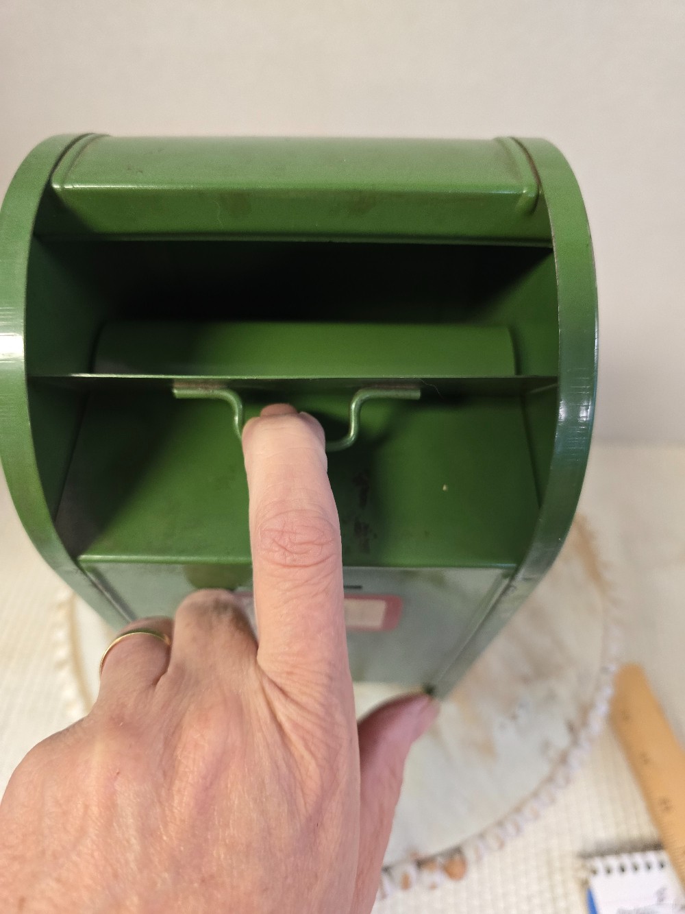 Metal Airmail Coin Bank