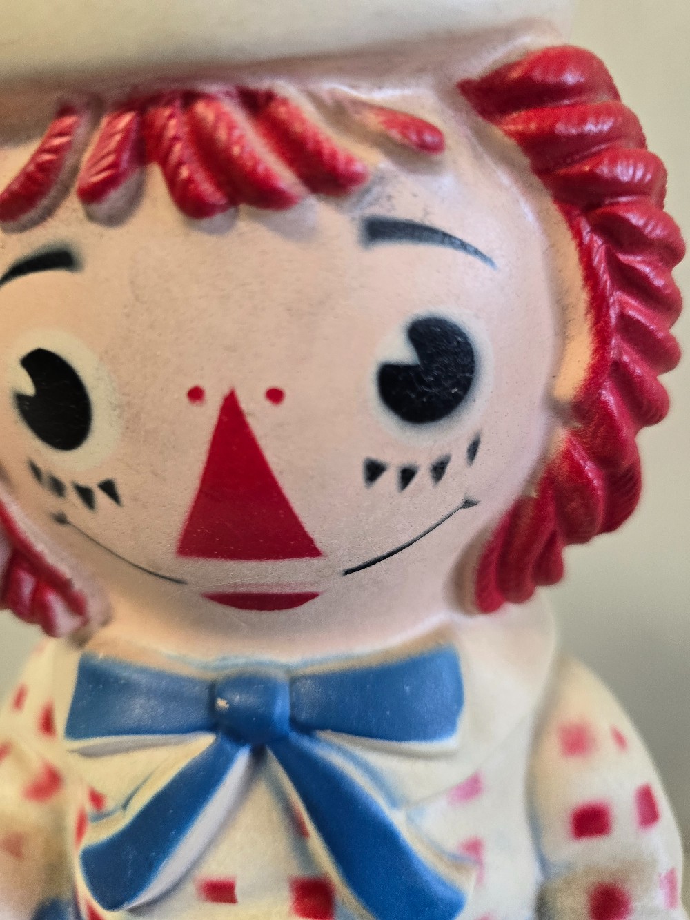 Raggedy Andy Hard Plastic Bank