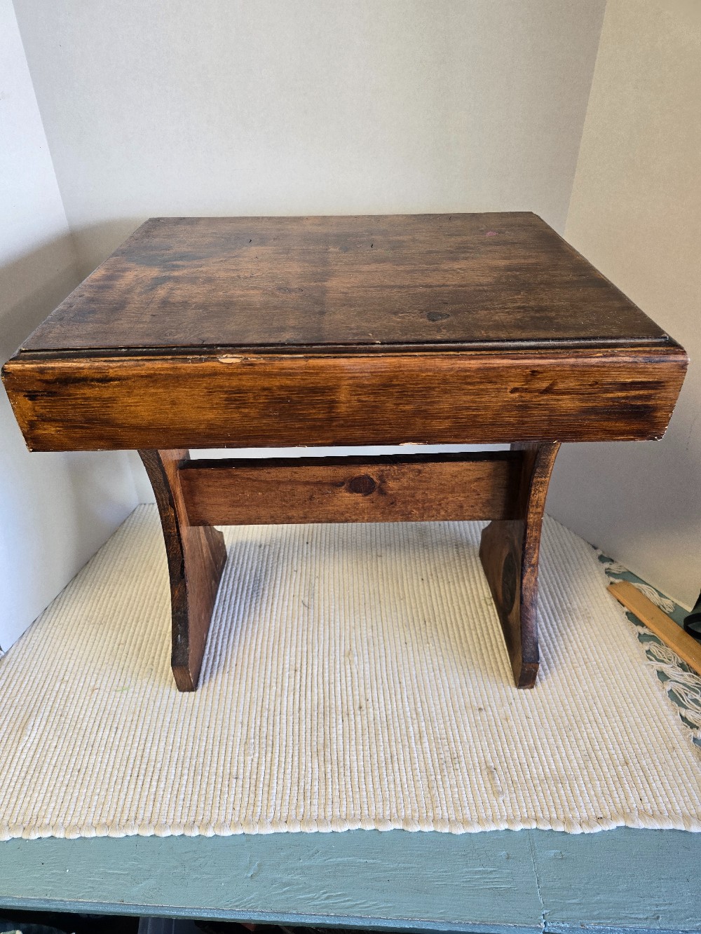 Rustic Lodge Style Side Table/Stool