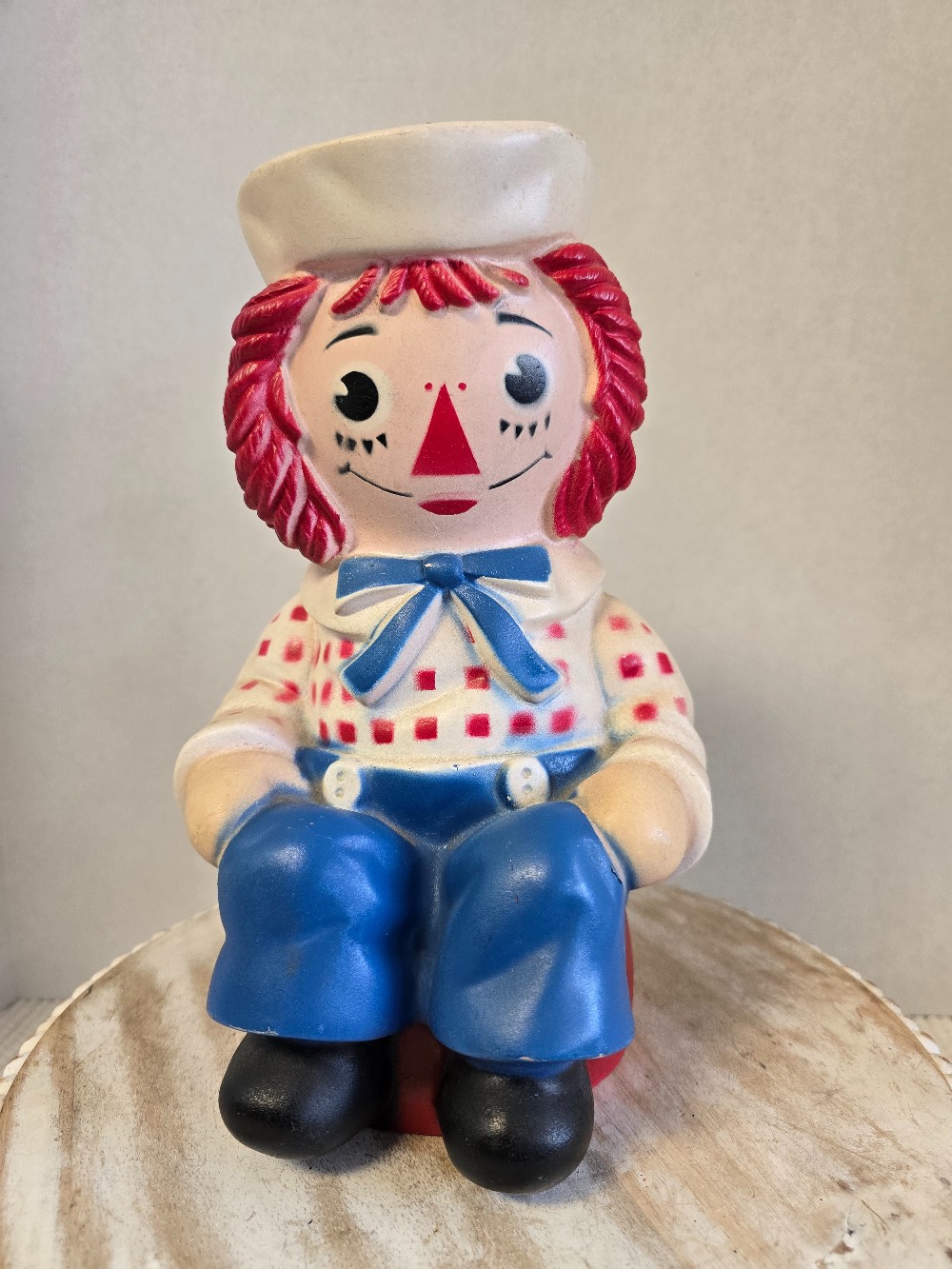 Raggedy Andy Hard Plastic Bank