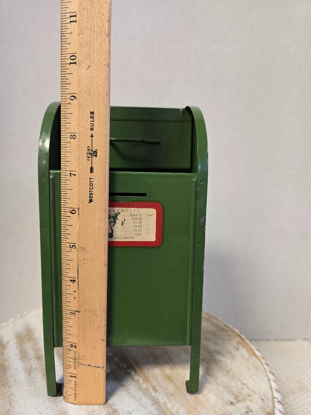 Metal Airmail Coin Bank