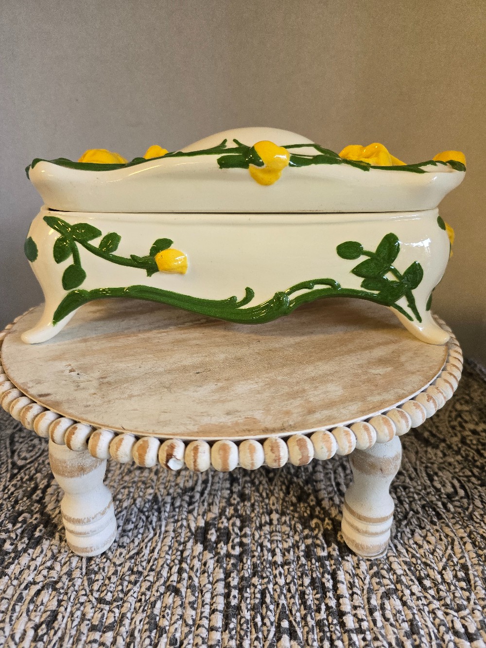 Lidded Ceramic Trinket Dish