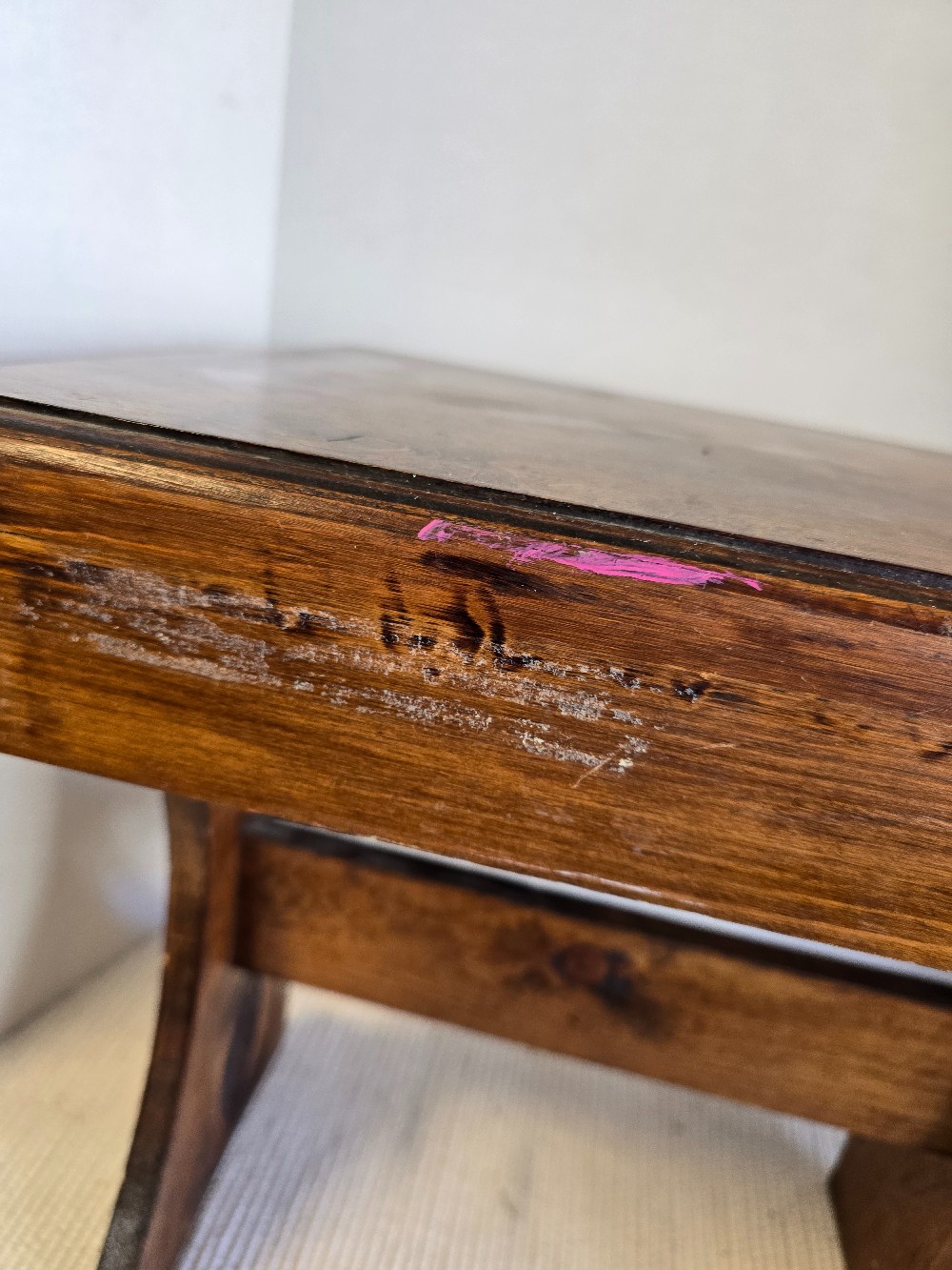 Rustic Lodge Style Side Table/Stool