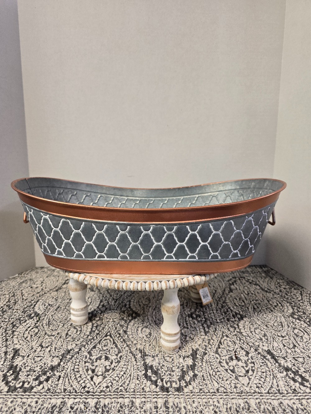 Galvanized Basket Tub