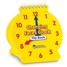 Changing Faces Clock Flip Book